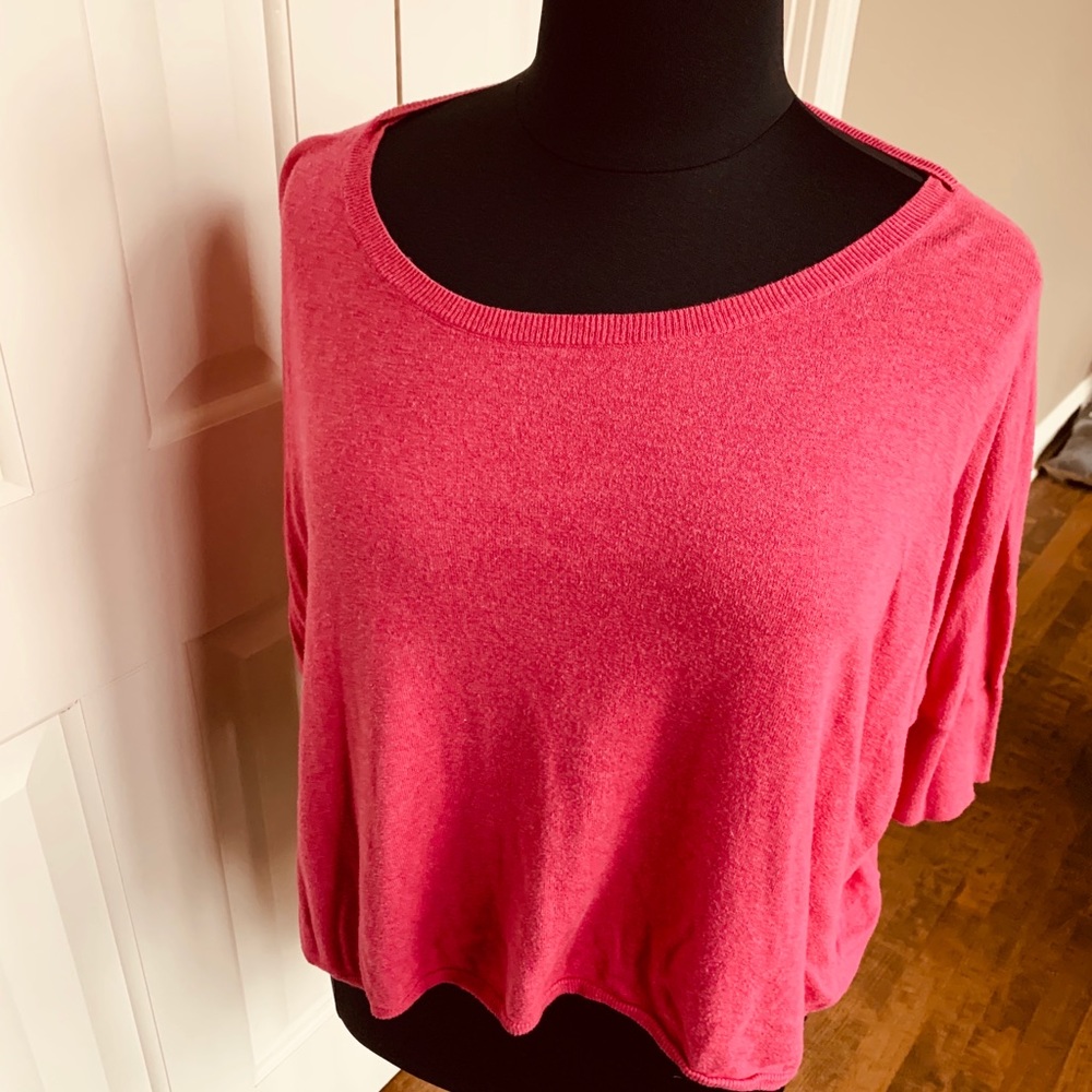 Cartwheel pull over pink